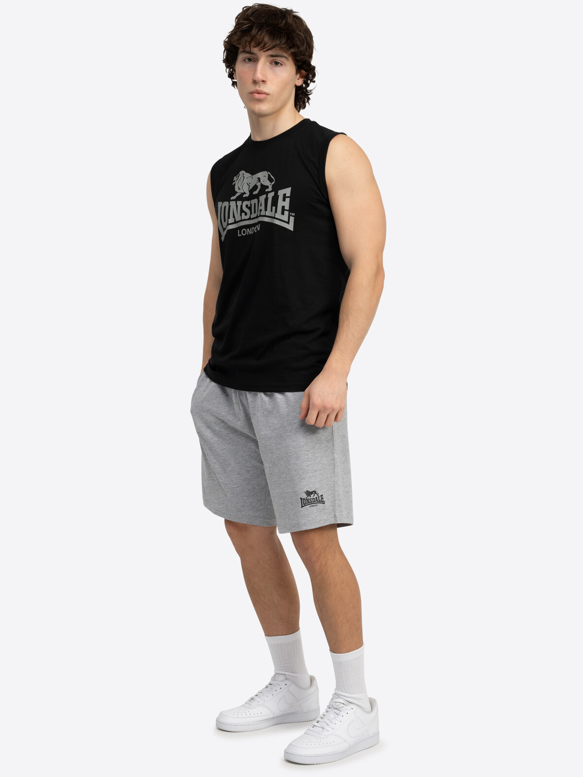 Lonsdale Men's sleeveless t-shirt & shorts set regular fit