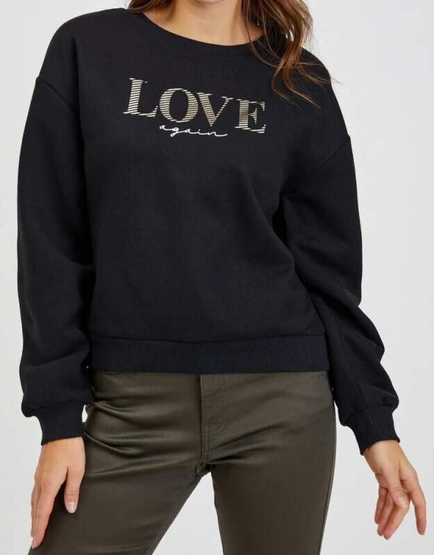 Orsay černá mikina, S