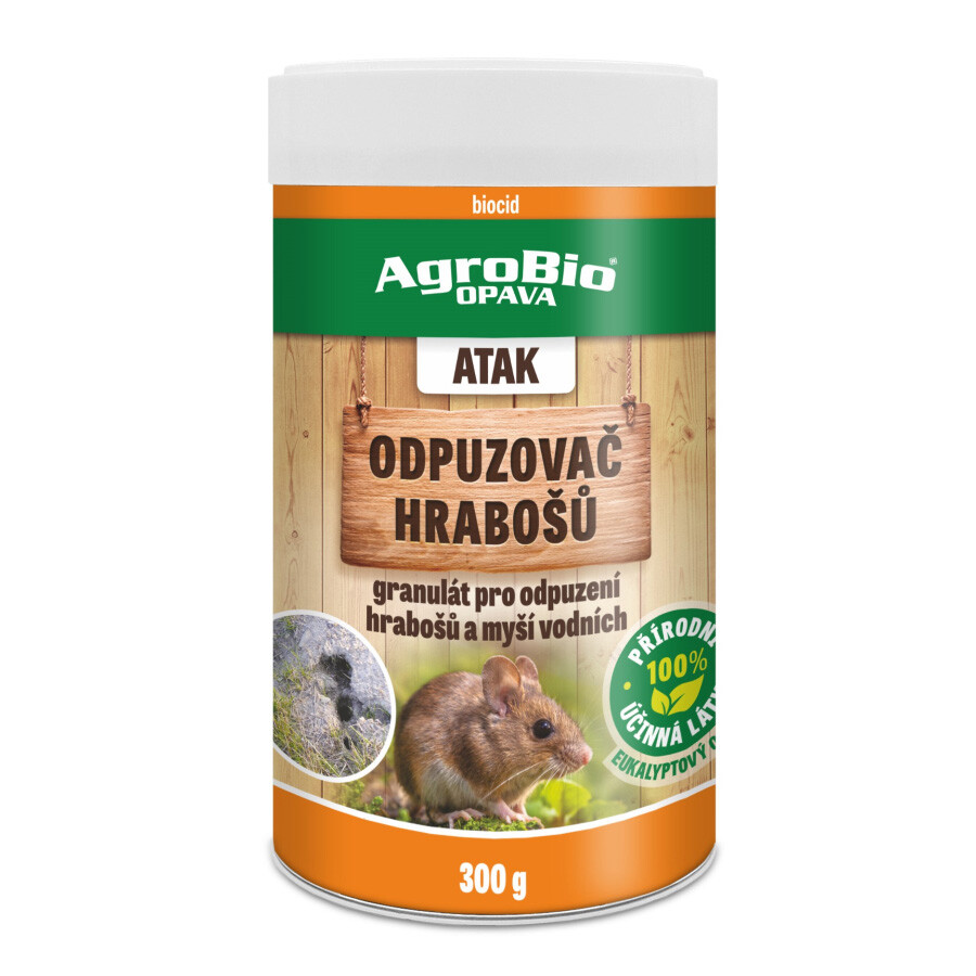 AgroBio ATAK Odpuzovač hrabošů 300 g