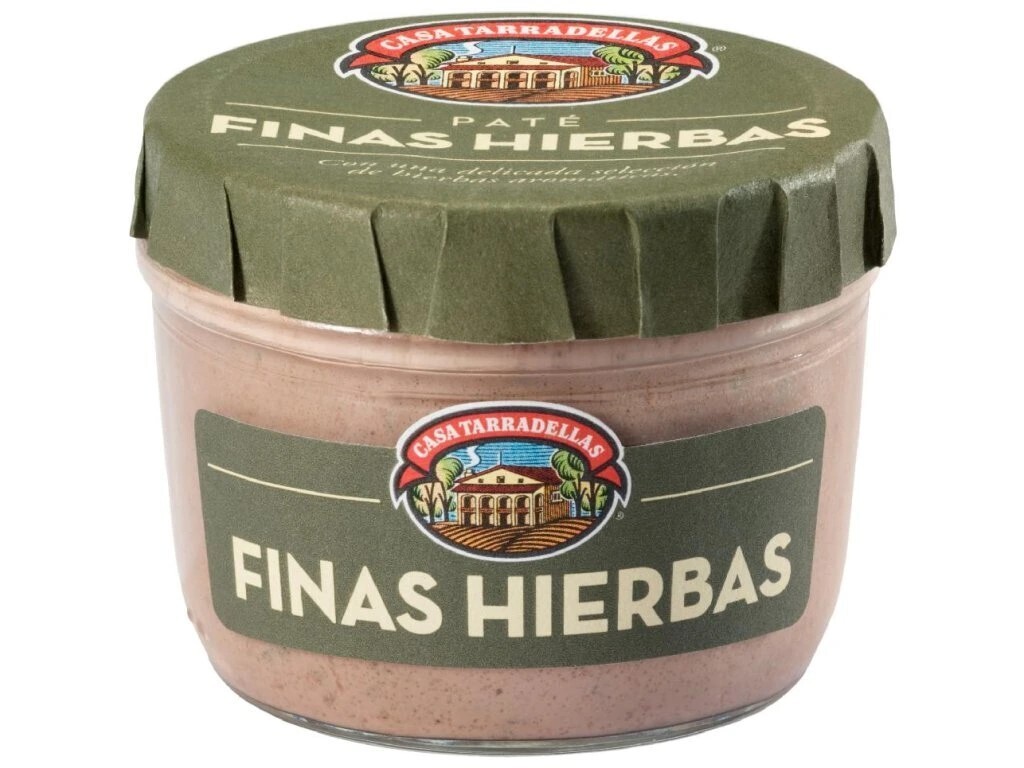CASA TARRADELLAS Finas Hierbas Vepřová játrová paštika s bylinkami 125 g