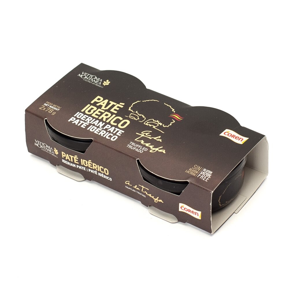 COREN Játrová paštika Ibérico s lanýžovou příchutí 2x78 g