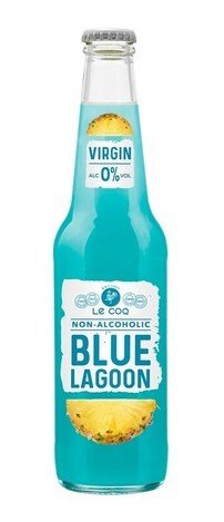 LE COQ Virgin Koktejl Blue Lagoon bez alkoholu 330 ml