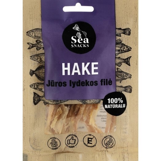 SEA SNACKS Rybí jerky - Filety z mořské štiky 30 g