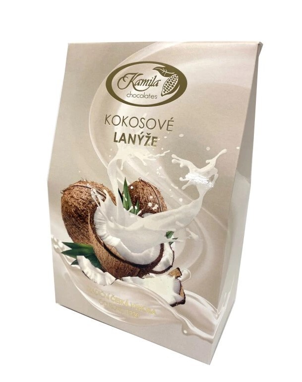 Kamila Chocolates Kokosové lanýže 200 g DMT 04/2026