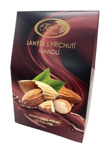 Kamila Chocolates Mandlové lanýže 200 g DMT 04/2026