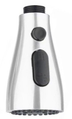 Eco produkty Spiral náhradní dřezová výsuvná sprcha ke kuchyňské baterii, spirálový proud, přepínání,  3 programy, chrom