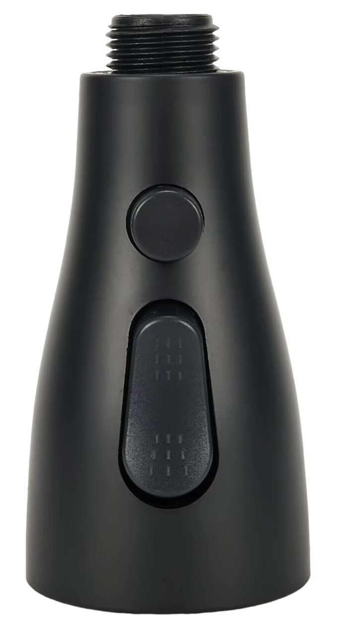 Eco produkty Spiral náhradní dřezová výsuvná sprcha ke kuchyňské baterii, spirálový proud, přepínání, 3 programy, černá