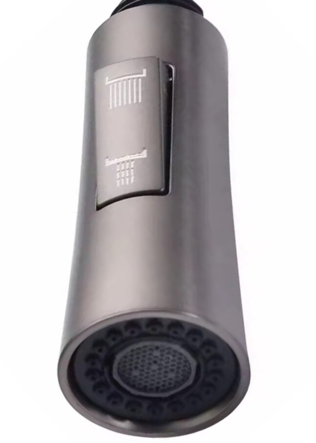 Eco produkty Jessy náhradní dřezová výsuvná sprcha ke kuchyňské baterii s přepínáním proudu, gun metal