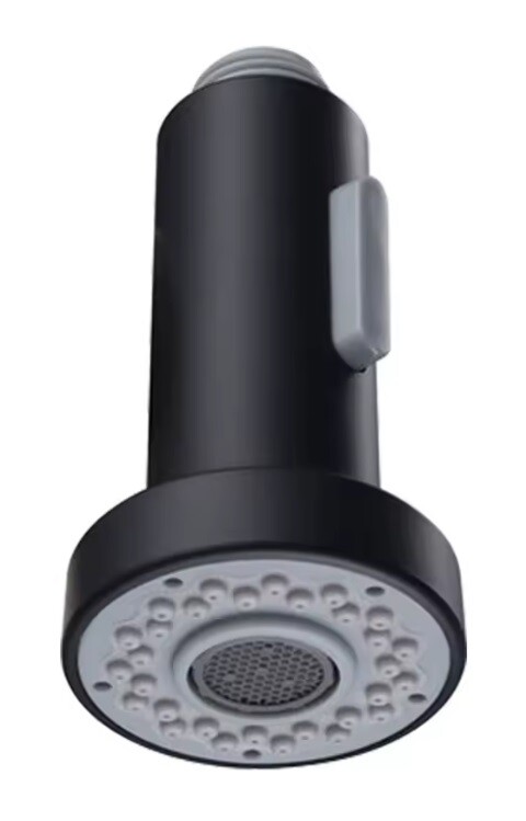 Eco produkty Náhradní dřezová výsuvná sprcha ke kuchyňské baterii s přepínáním proudu, černá