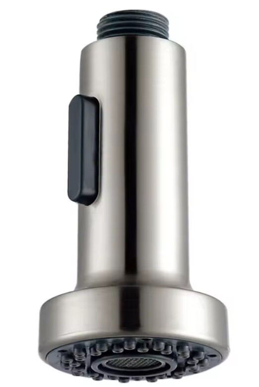 Eco produkty Náhradní dřezová výsuvná sprcha ke kuchyňské baterii s přepínáním proudu, broušená nerez