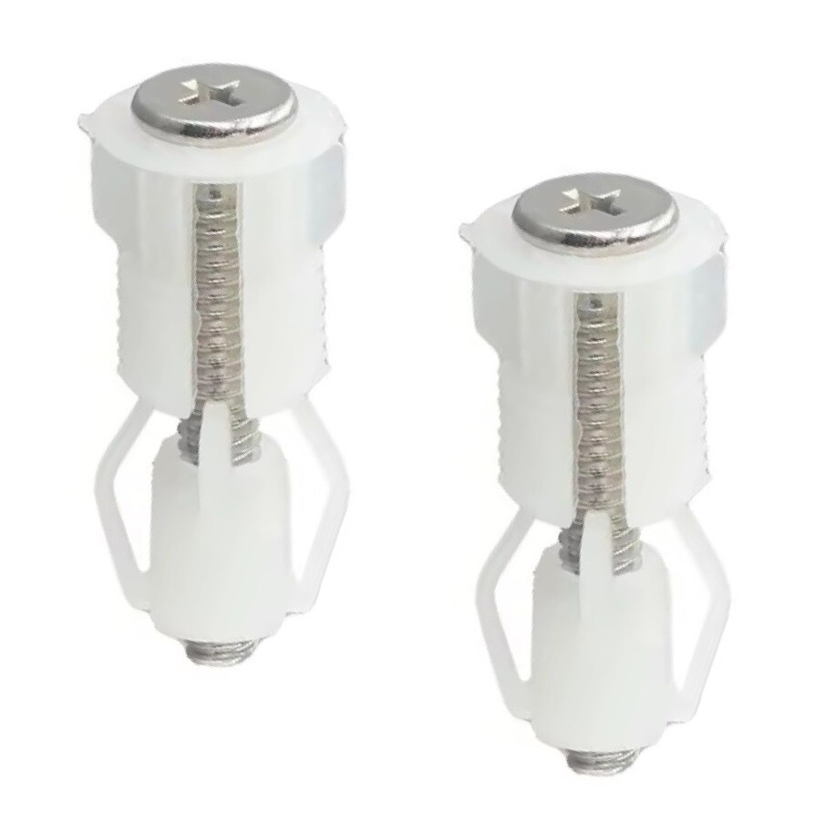 Eco produkty Hmoždinky a šrouby pro vrchní montáž sedátka na wc mísu - pár