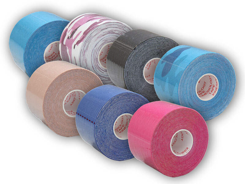 R.P.I. REAL Kinesio Tape 5cm x 5m kinezio tejpovací páska Varianta: black - černá
