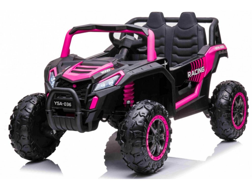 Mamido Mamido Elektrické autíčko Buggy UTV Racing 4x4 12V10Ah 180W růžové