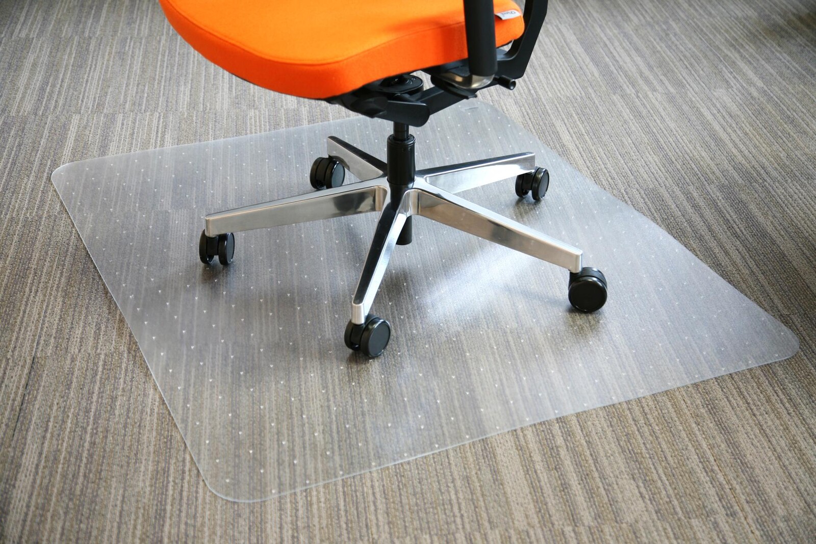 Podložka pod židli na koberce PETEX - recyklovaná, 120 x 90 cm