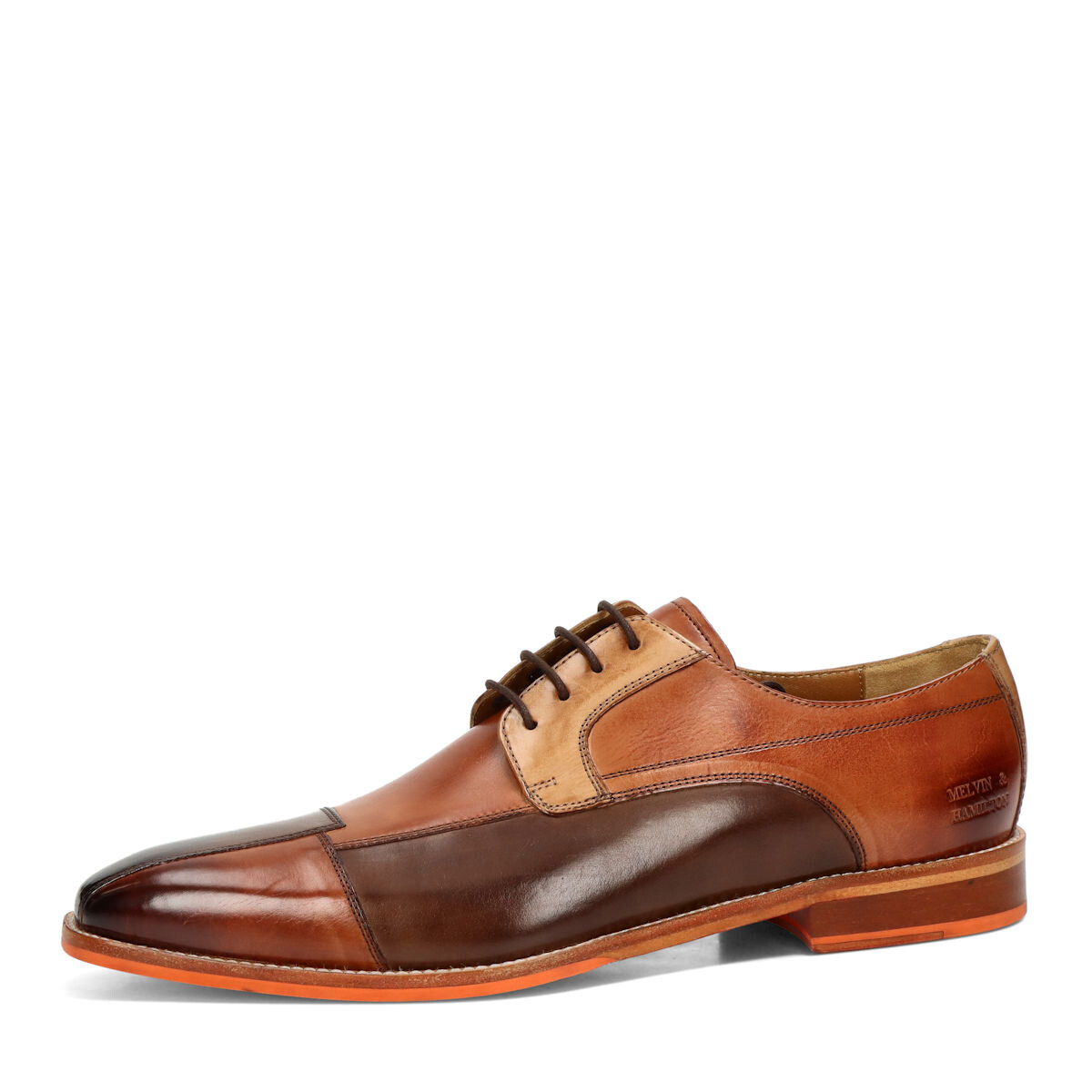 Melvin & Hamilton pánské kožené společenské boty - hnědé - 41