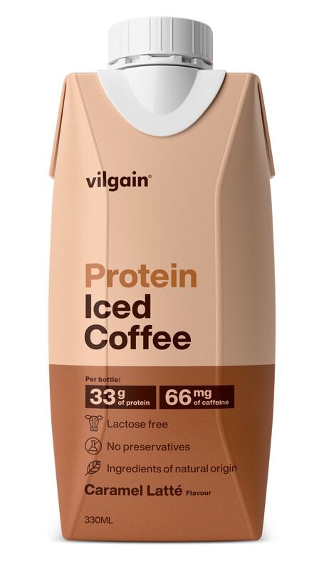 Vilgain Protein Iced Coffee – karamelové latté