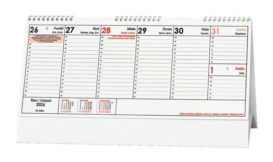 Pracovní kalendář Citáty 2026 - stolní kalendář