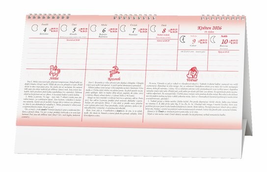 Lunární kalendář Pavla Skácela 2026 - stolní kalendář