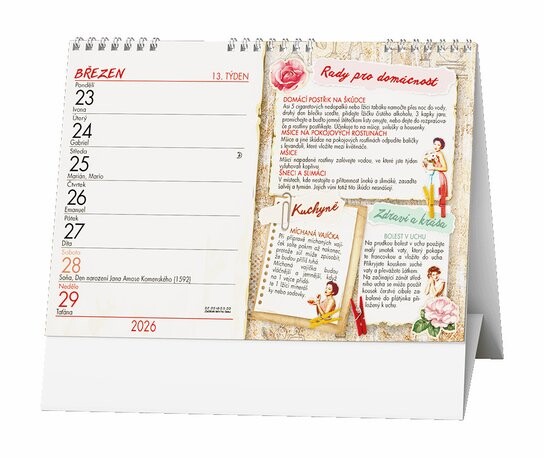 Chytrá žena 2026 - stolní kalendář