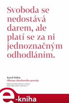 Obrana absolutního postoje - Karol Sidon