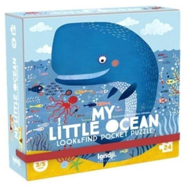 LONDJI Kapesní puzzle Modrá kamarádka - 24 pcs