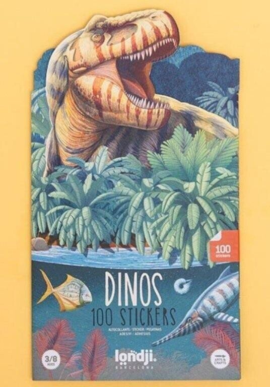 LONDJI Snímatelné samolepky - Sticker Dinos