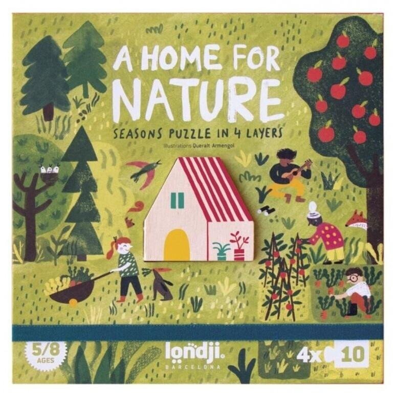 LONDJI Puzzle Home of nature - 40 pcs