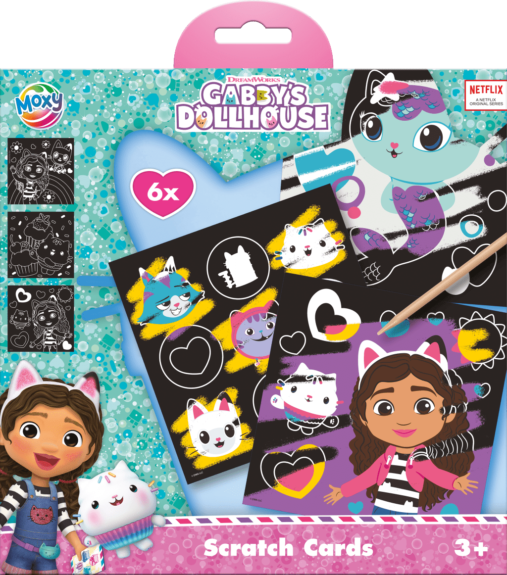 Vyškrabávací obrázky Gábinčin kouzelný domeček 6 ks