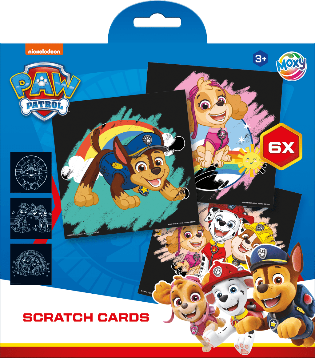 Vyškrabávací obrázky Tlapková patrola 6 ks