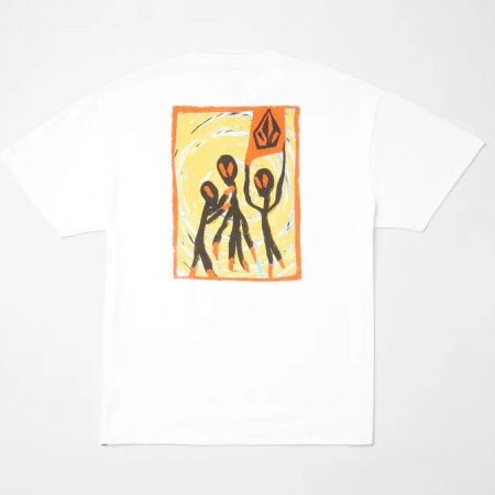 Triko Volcom Gonyvaders S/S - Bílá - M