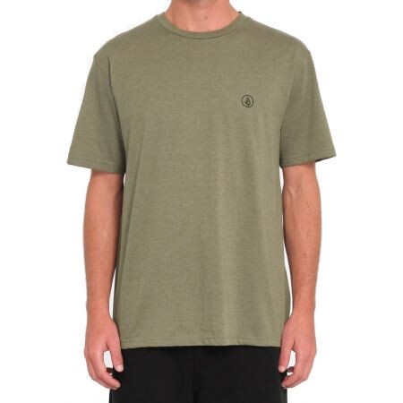 Triko Volcom Circle Blanks Hth S/S - Zelená - L