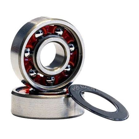 Sk8 Ložiska Mosaic Super 1 Abec 7 Silver - Červená - Abec7