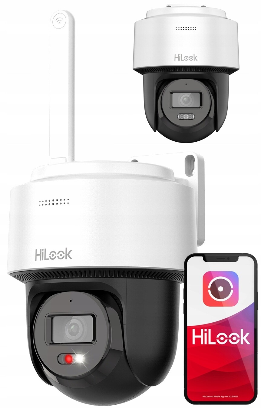 Otočná Kamera WiFi 4MPX Ip Hybrid Light Hilook Hikvision PTZ-N2C400M-D/W