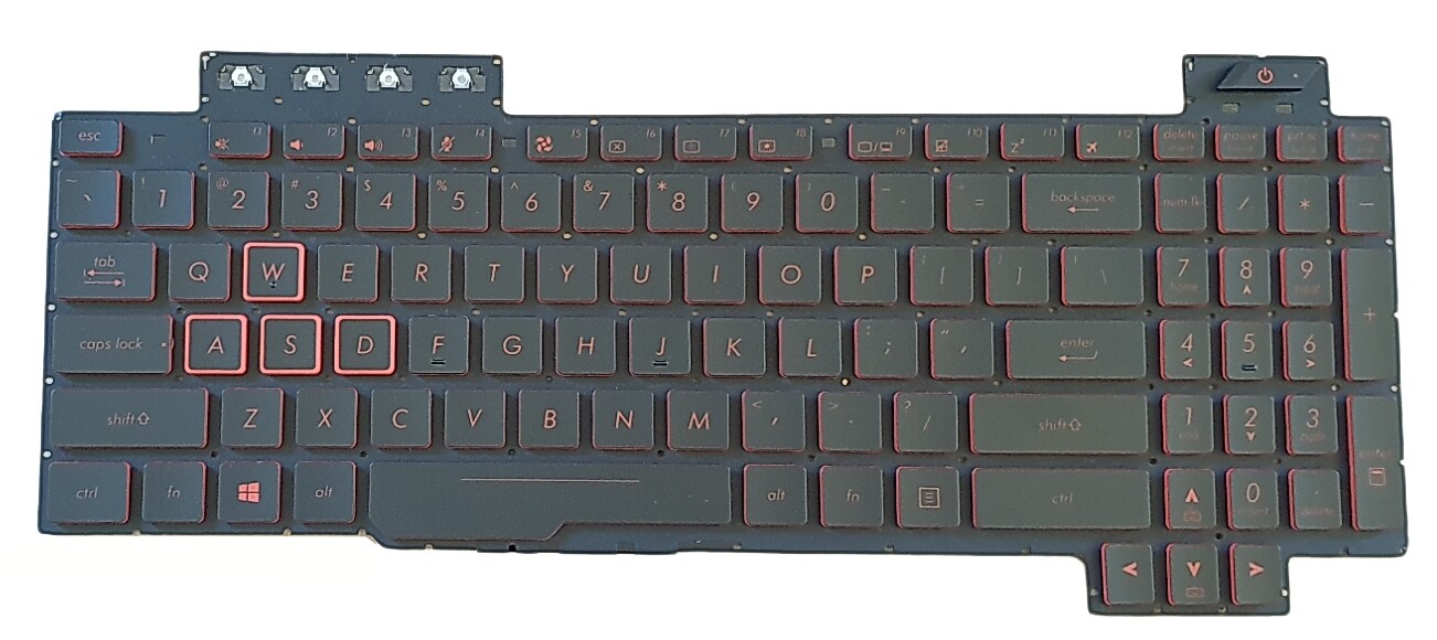 Klávesnice pro Asus FX504 FX505 FX705 FX80 GL703GM Podsvícená