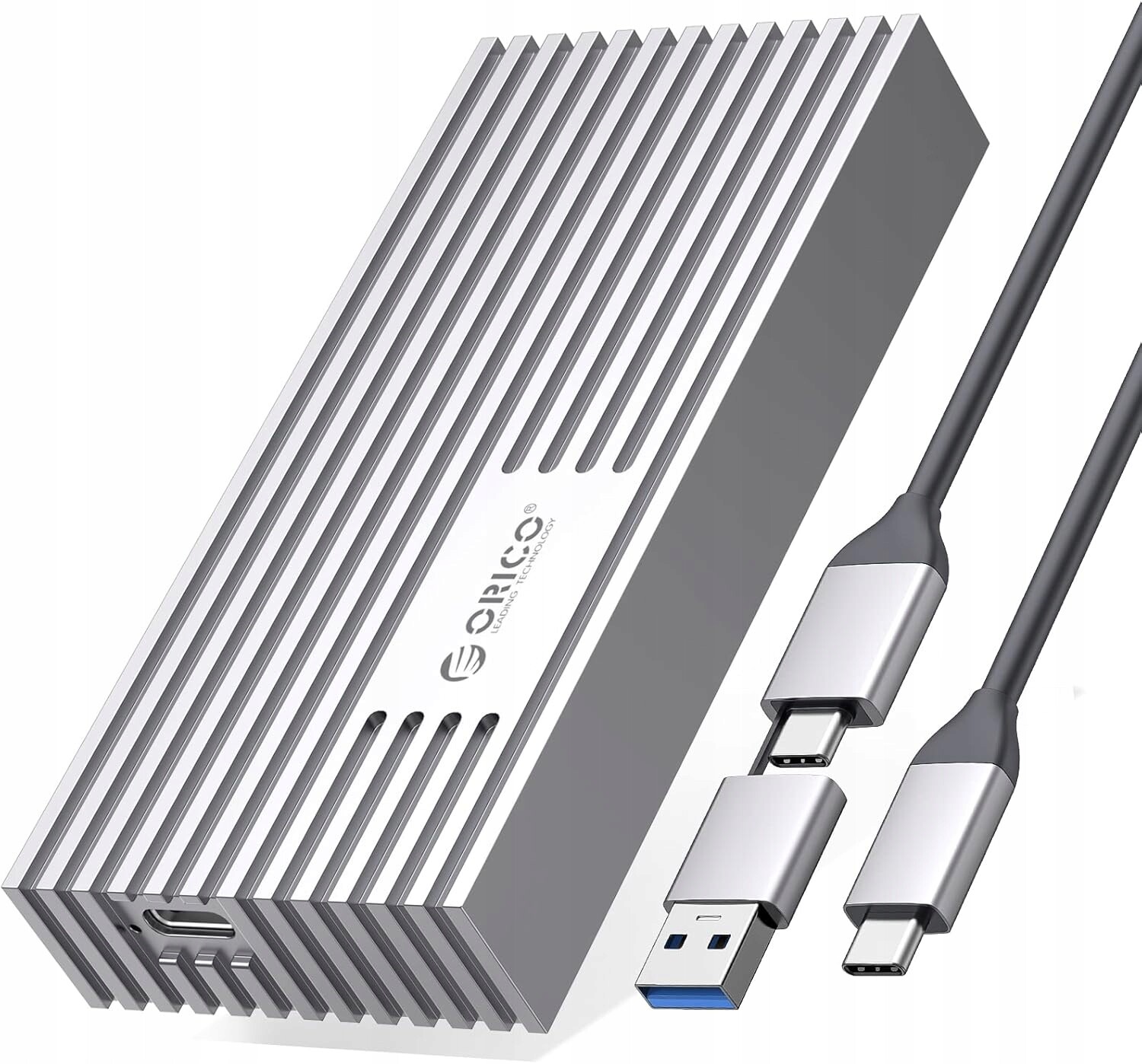 Aluminová Skříň Orico Usb-c Disk M.2 Nvme Pci-e M-Key M+b Key Ssd 40Gbps