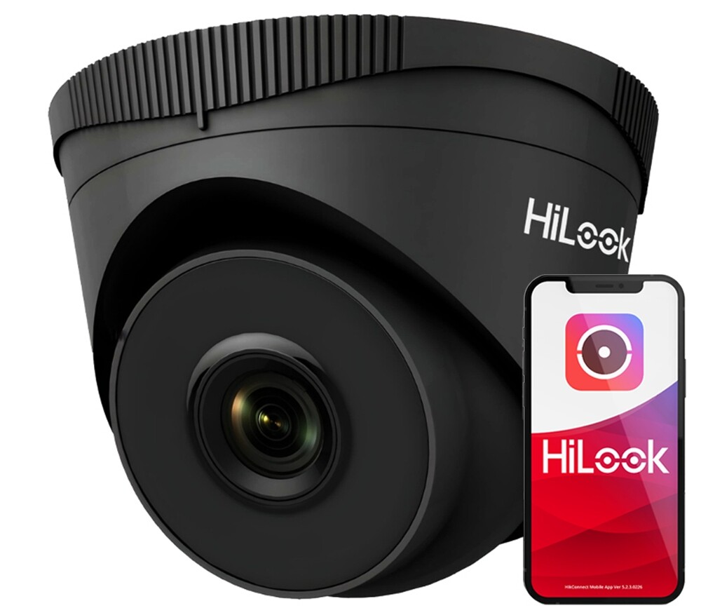 Venkovní Ip kamera PoE HiLook IPCAM-T5 Černá Den/Noc Ir 30 m