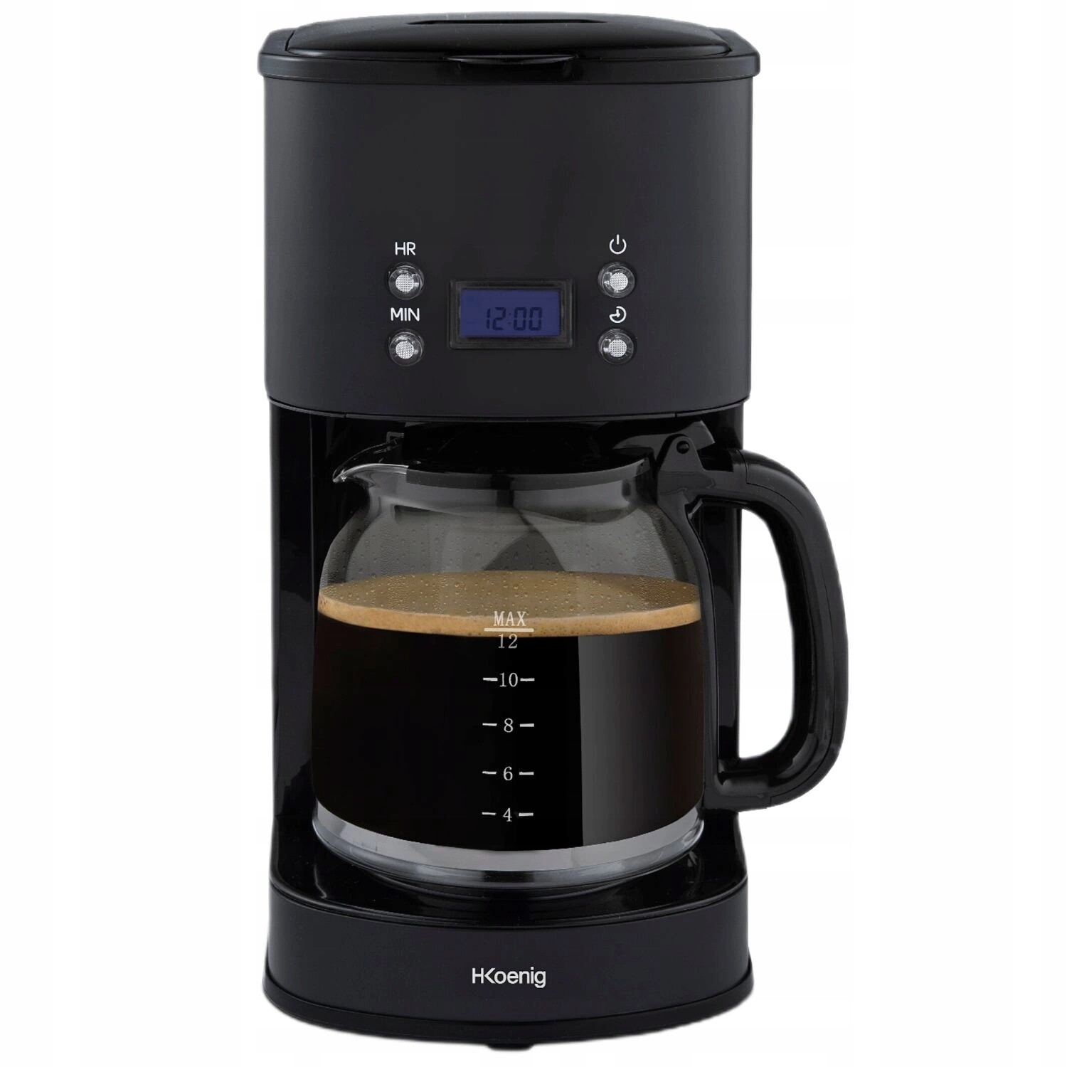 Překapávací kávovar H.Koenig Černý S71000339 1000W