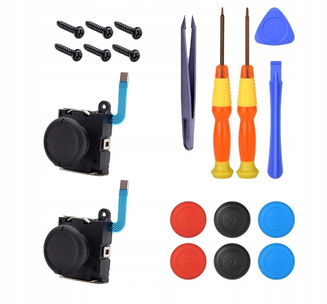 Opravná Sada Joy-con 2 x Joystick V3 Nástroje Pro Otevření Switch