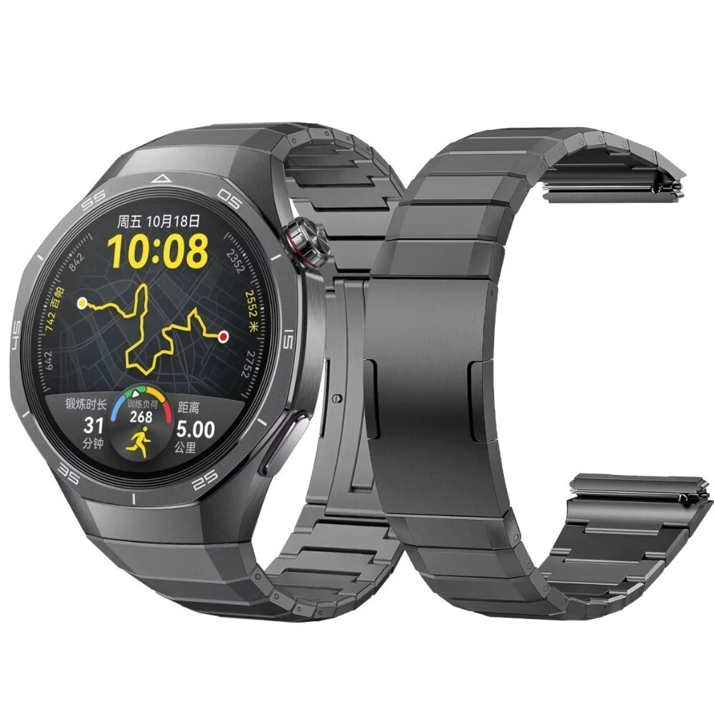 Titanový Náramek Pro Huawei Watch GT5 Pro 46 MM Gt 5 Pánský Šedý 22 MM