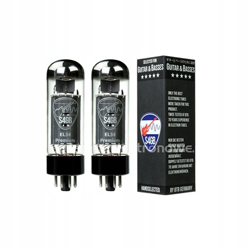 EL34 Premium S4GB – 2 ks – vybraný pár