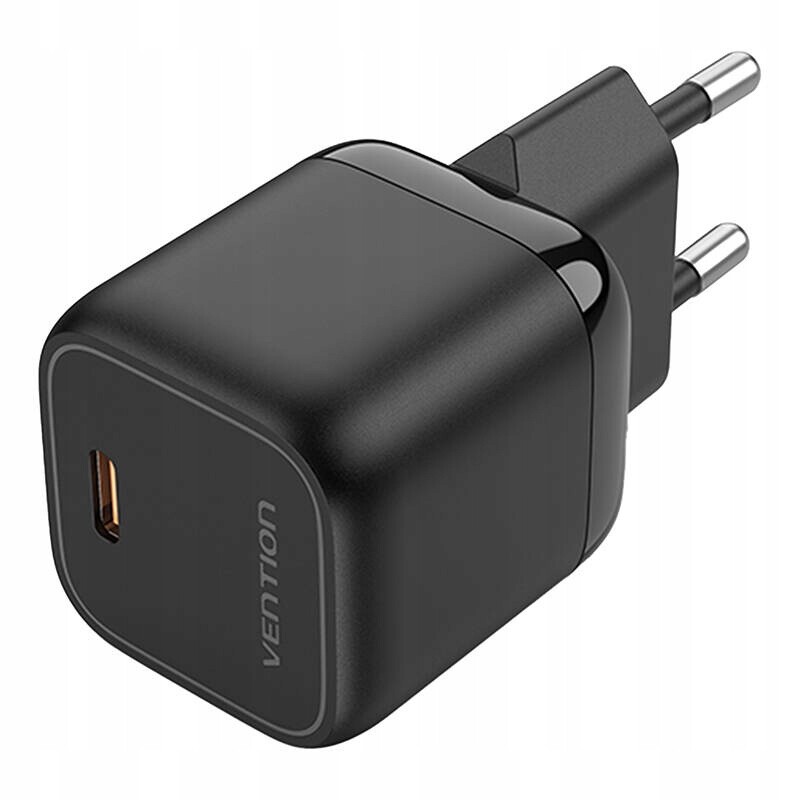 Síťová nabíječka Vention FAKB0-EU Usb-c GaN 30W (černá)