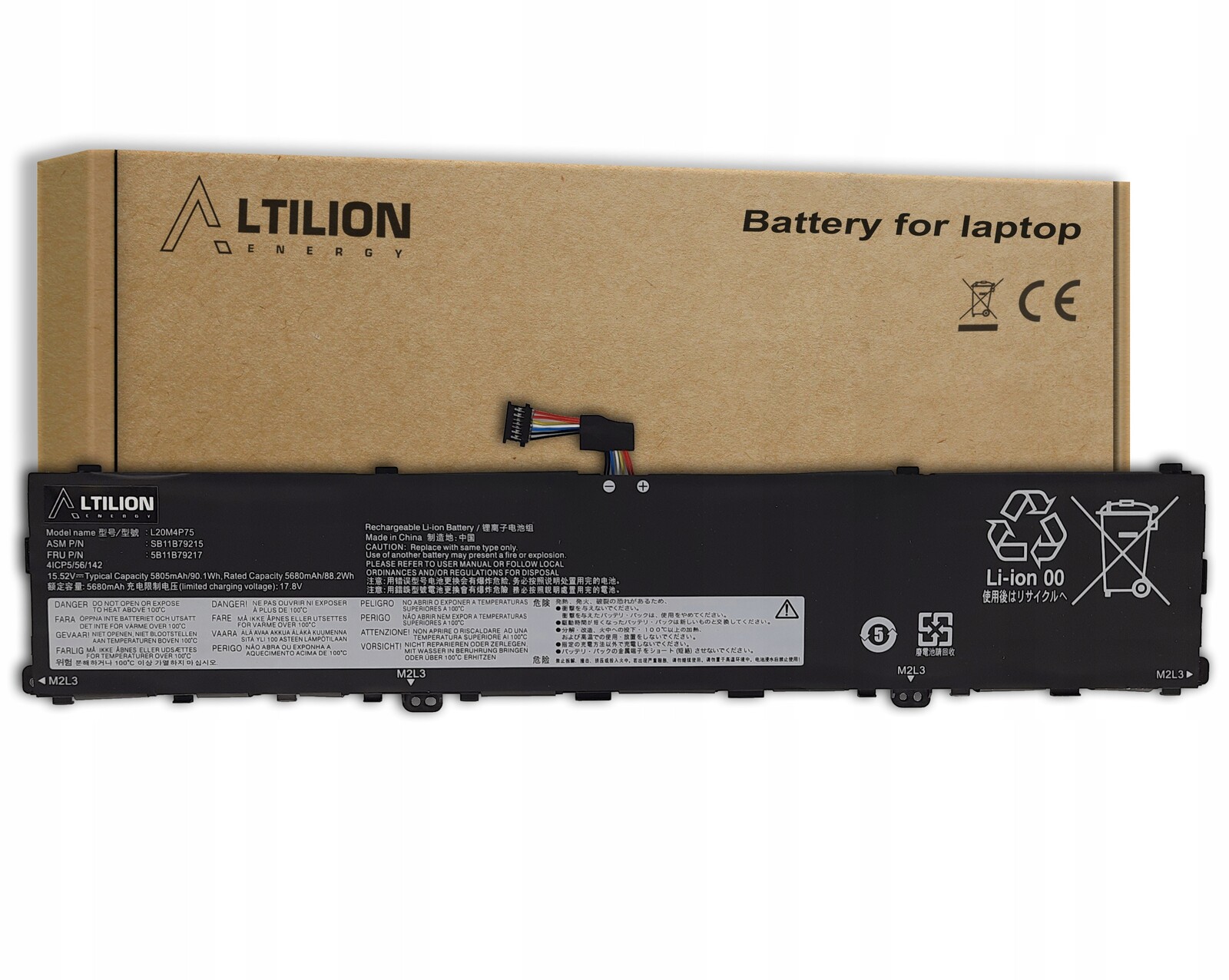 Baterie pro Lenovo ThinkPad X1 Extreme Gen 4 Gen 5