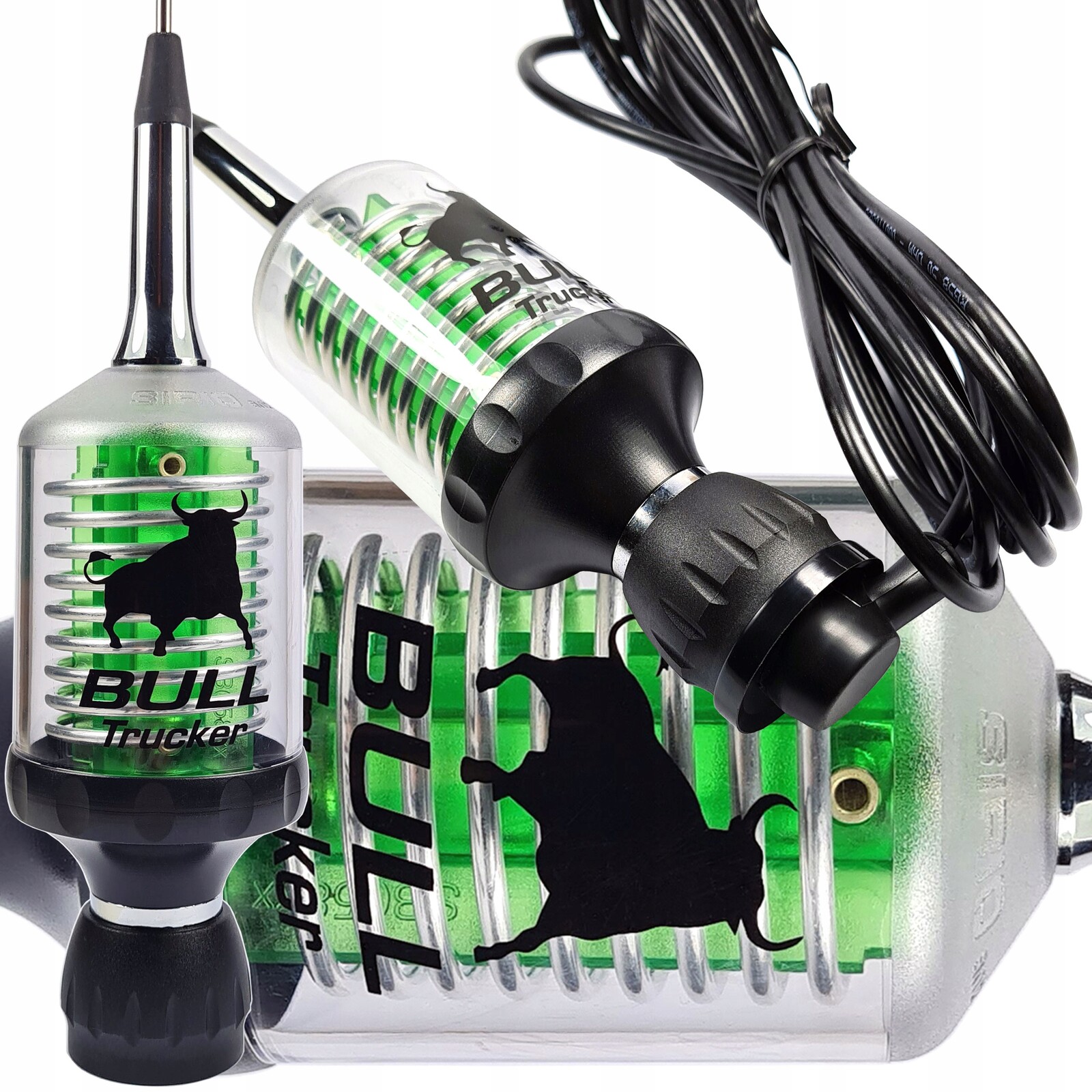 anténa Sirio Bull Trucker 5000 Led 165 cm, kabel 4 m, lehká, výkon