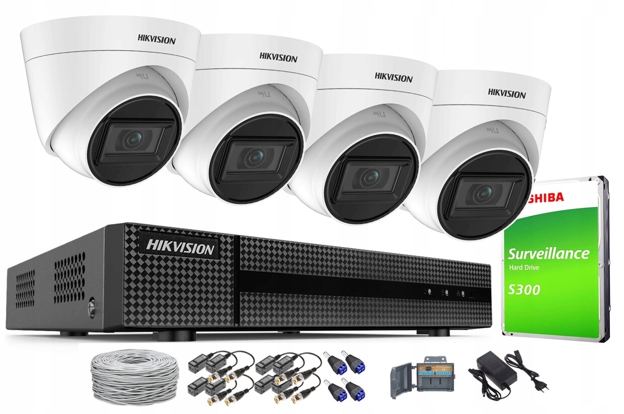 Monitorovací Sada Hikvision 8 Mp 4K Detekce pohybu