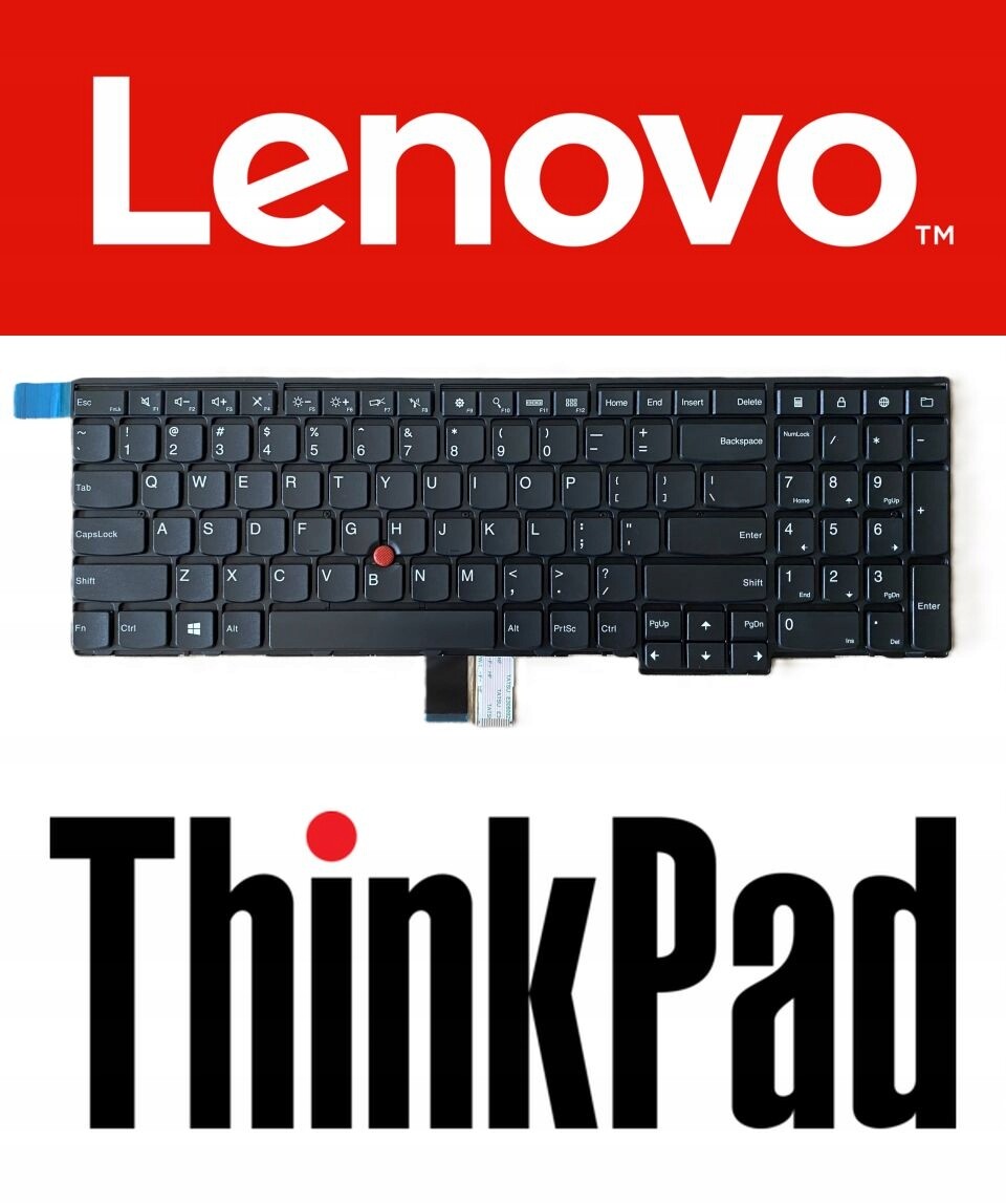 Klávesnice pro notebooky Lenovo ThinkPad L460/470/560/570 Us Qwerty 00PA616