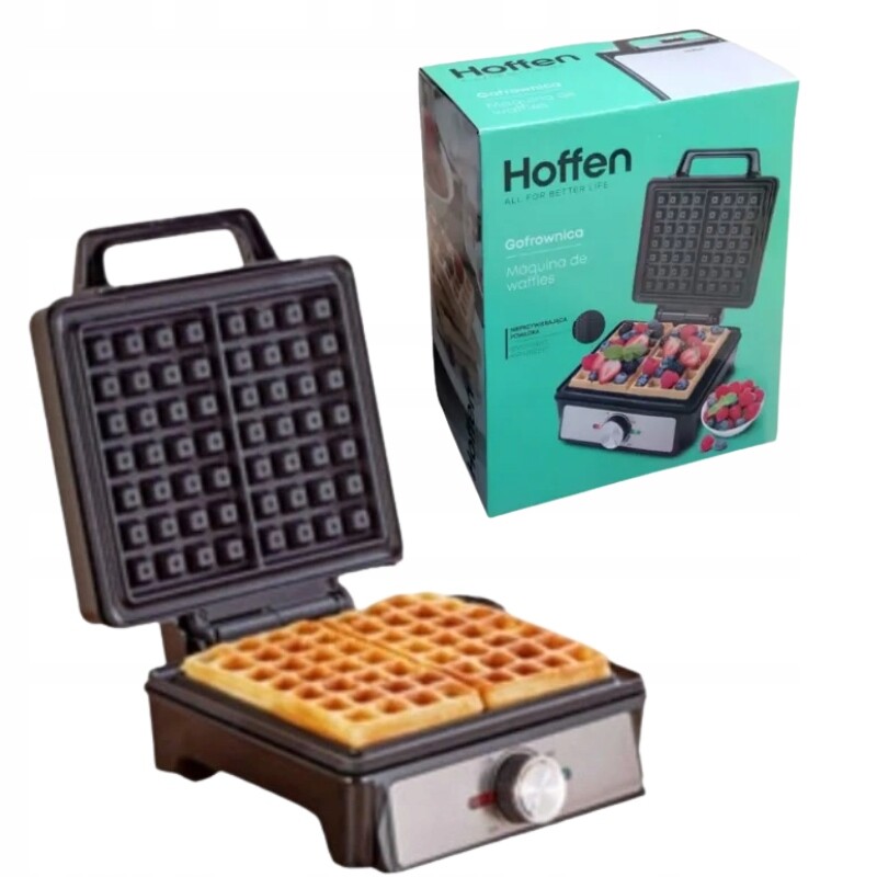 Vaflovač Hoffen Hff 1600 W stříbrný