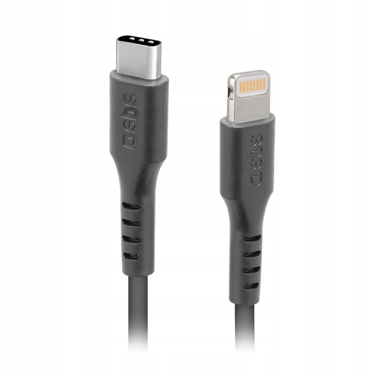 Sbs Usb-c Kabel Pro Osvětlení 1 M Černý Pro Iphone Ipad Macbook