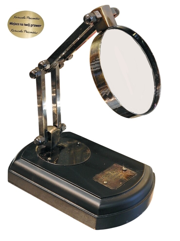 Sklo Zvětšující Lupu Na Rámu Vintage Styl Dárek Pro Tatínka Dědečka