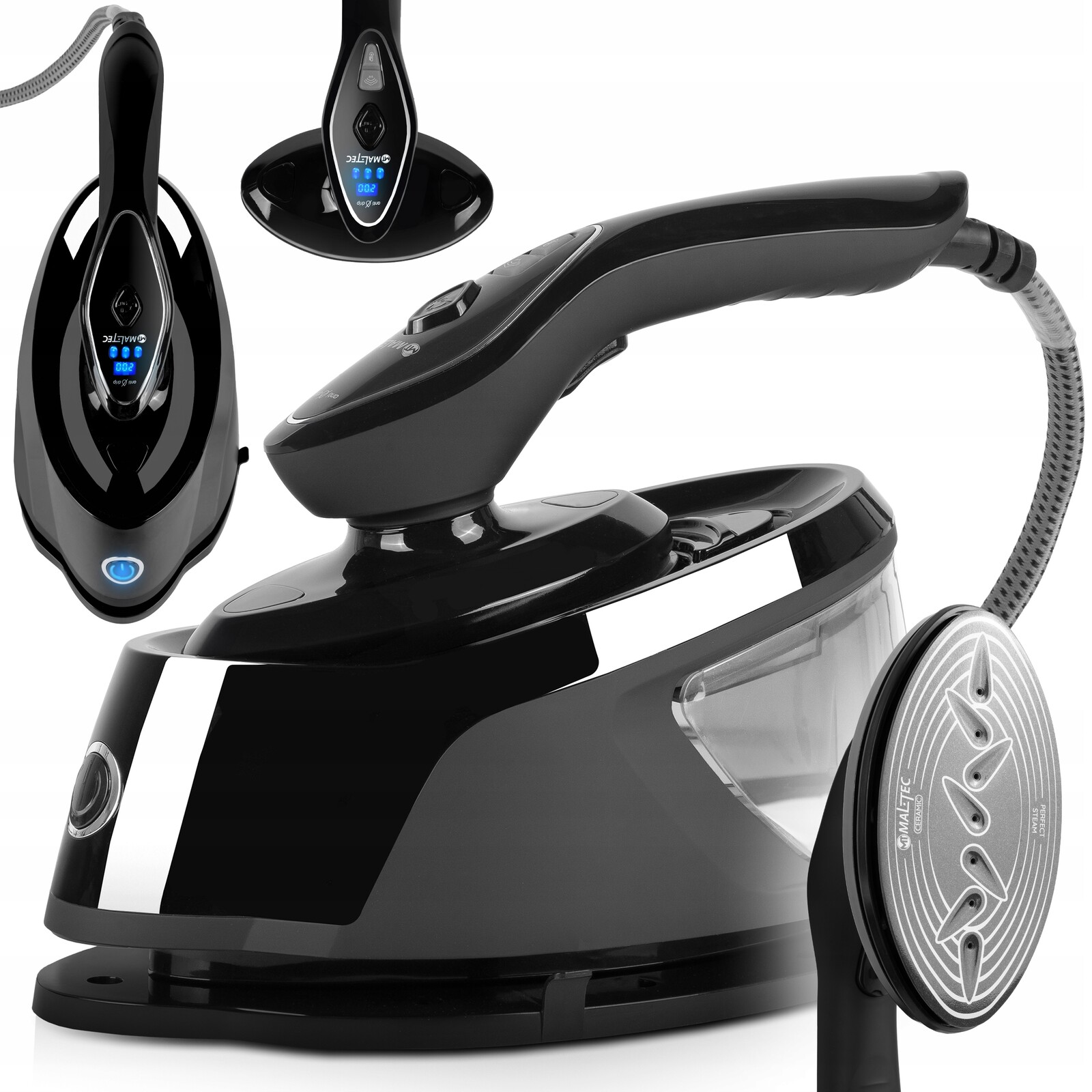 Žehlička Napařovací Stanicí Parní Generátor Napařovač Oděvů 2500W