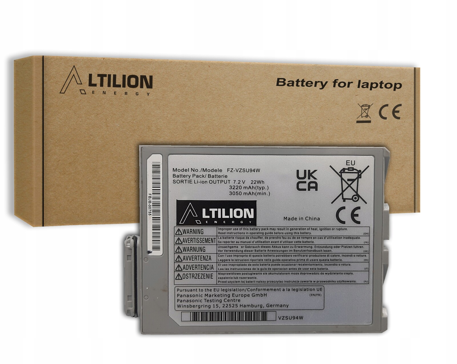 Baterie FZ-VZSU94W FZ-VZSU95 Panasonic Toughpad FZ-B2 FZ-M1 FZ-M1C